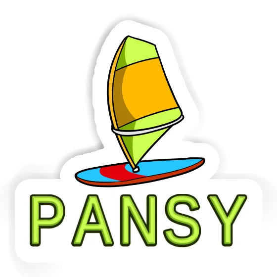 Sticker Windsurf Board Pansy Gift package Image