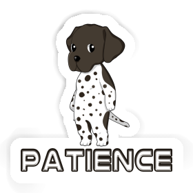 Autocollant Chien de chasse Patience Image
