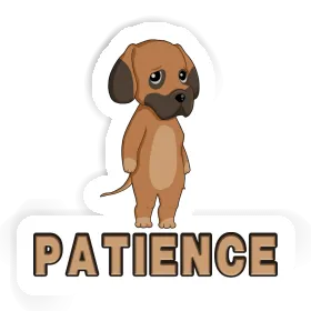 Dogue allemand Autocollant Patience Image