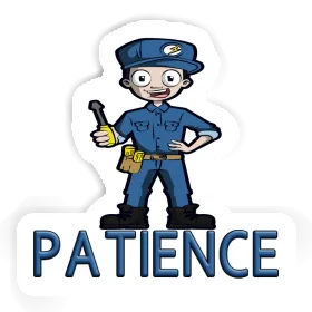 Patience Sticker Electrician Image