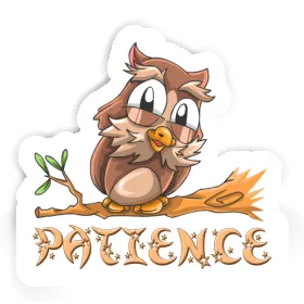 Sticker Patience Owl Image