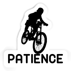 Freeride Biker Sticker Patience Image