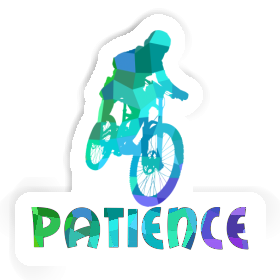 Freeride Biker Aufkleber Patience Image