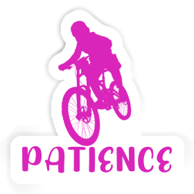 Freeride Biker Sticker Patience Image