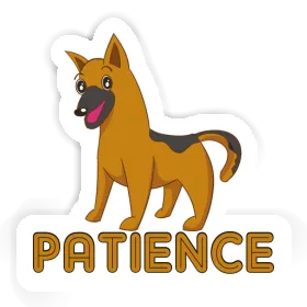 Autocollant Chien de berger Patience Image