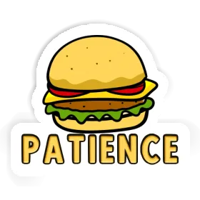 Patience Sticker Beefburger Image