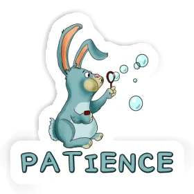 Patience Sticker Rabbit Image