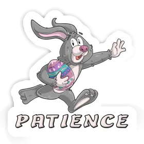 Patience Sticker Easter bunny Image