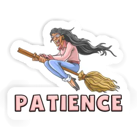 Patience Sticker Witch Image