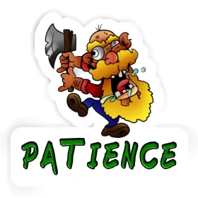 Sticker Lumberjack Patience Image