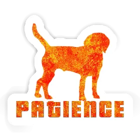 Autocollant Chien Patience Image