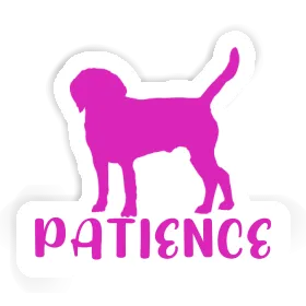 Chien Autocollant Patience Image