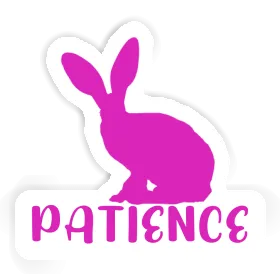 Sticker Patience Rabbit Image