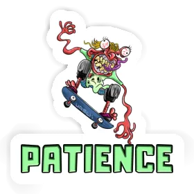 Patience Sticker Skater Image