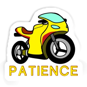 Patience Sticker Motorcycle Image