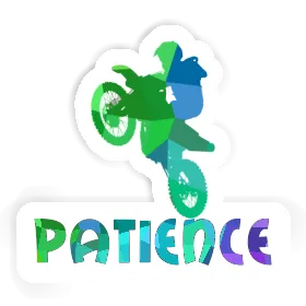 Sticker Motocross Rider Patience Image