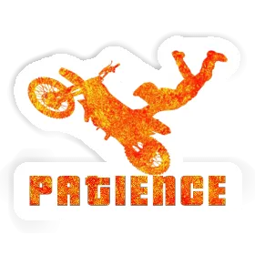 Sticker Motocross Rider Patience Image