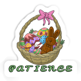 Easter basket Sticker Patience Image