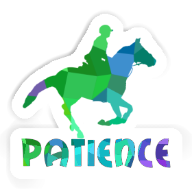 Sticker Patience Horse Rider Image