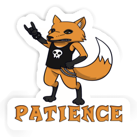 Rocker Fox Sticker Patience Image