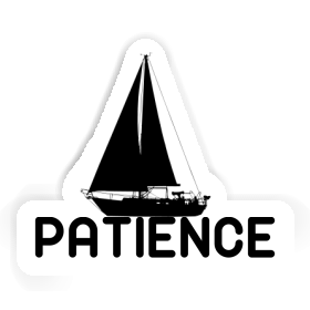 Patience Autocollant Voilier Image