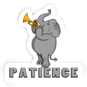 Elephant Sticker Patience Image