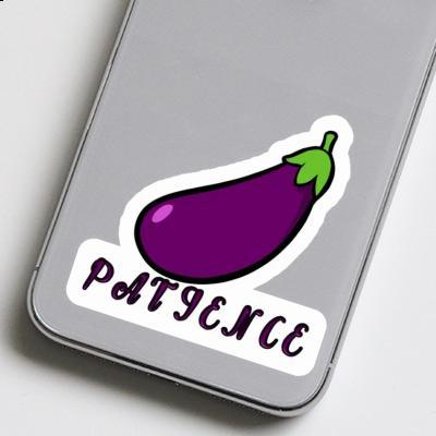 Sticker Patience Aubergine Laptop Image