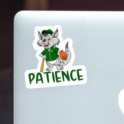 Sticker Katze Patience Laptop Image