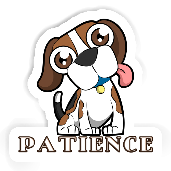 Beagle Autocollant Patience Laptop Beagle Autocollant Patience Laptop Image