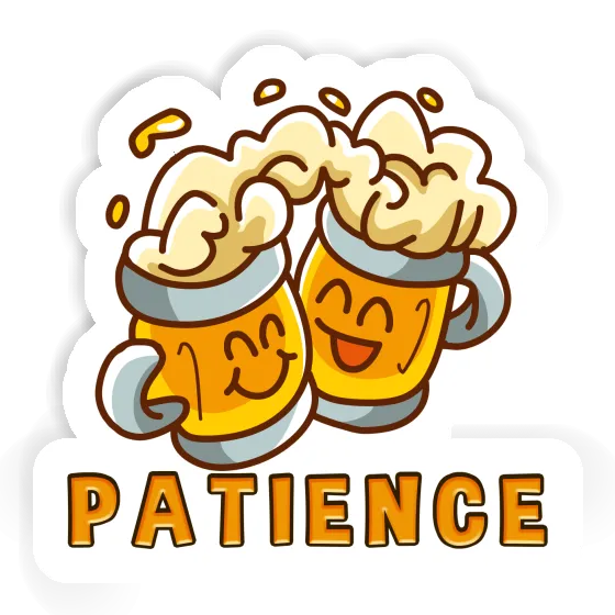 Patience Sticker Beer Notebook Patience Sticker Beer Gift package Image
