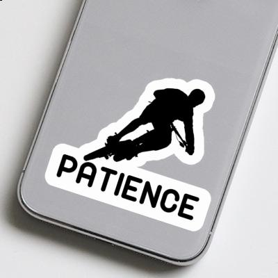 Biker Sticker Patience Laptop Image
