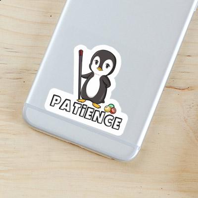 Sticker Patience Billardspieler Notebook Sticker Patience Billardspieler Gift package Image
