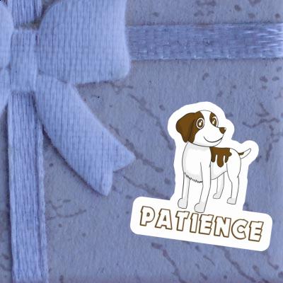 Patience Sticker Brittany Dog Laptop Patience Sticker Brittany Dog Laptop Image
