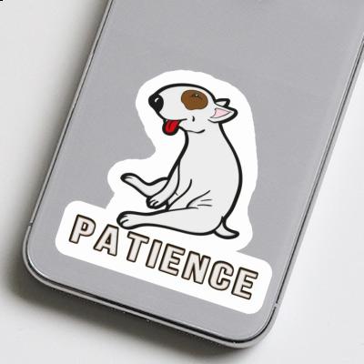 Patience Sticker Terrier Laptop Image