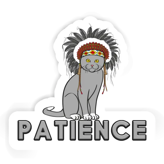 Autocollant Amérindien Patience Autocollant Amérindien Patience Image