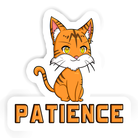 Autocollant Chat Patience Notebook Autocollant Chat Patience Notebook Image
