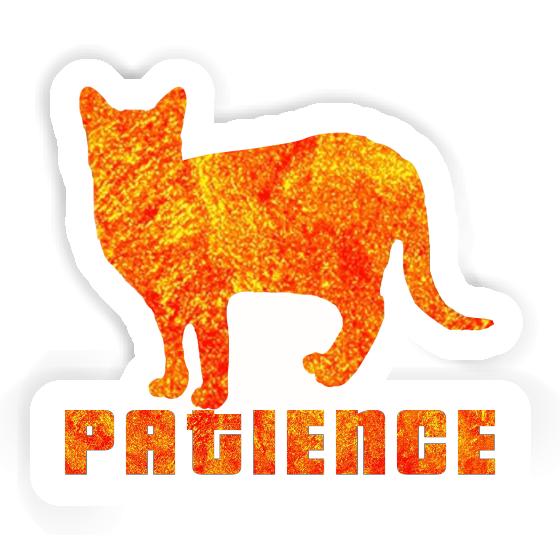 Patience Autocollant Chat Notebook Patience Autocollant Chat Gift package Image