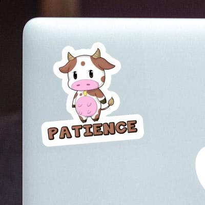 Cow Sticker Patience Notebook Image