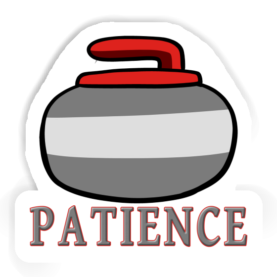Sticker Curling Stone Patience Laptop Sticker Curling Stone Patience Laptop Image