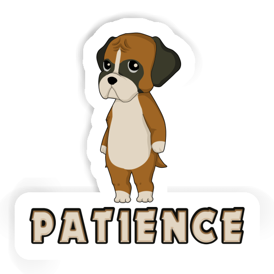 German Boxer Autocollant Patience Notebook German Boxer Autocollant Patience Gift package Image