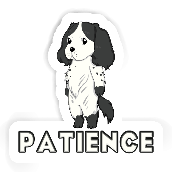 Autocollant Patience Cocker Notebook Image