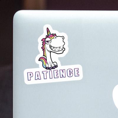 Autocollant Licorne grinçante Patience Notebook Autocollant Licorne grinçante Patience Gift package Image
