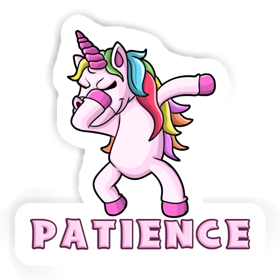 Dabbing Unicorn Sticker Patience Notebook Dabbing Unicorn Sticker Patience Notebook Image