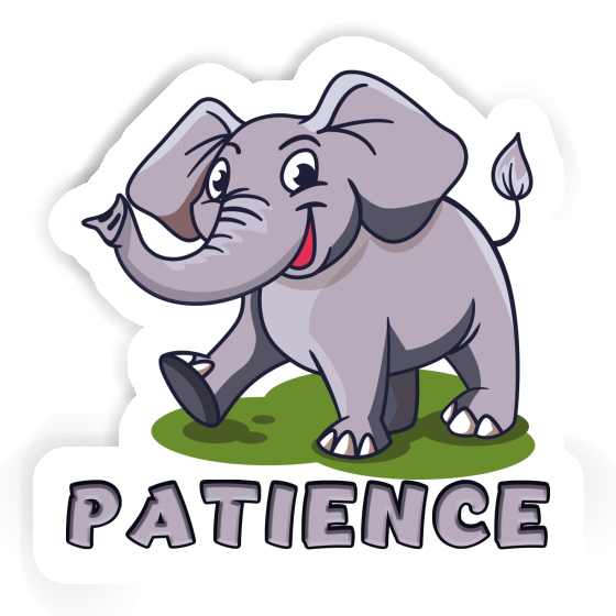 Sticker Patience Elephant Laptop Sticker Patience Elephant Laptop Image
