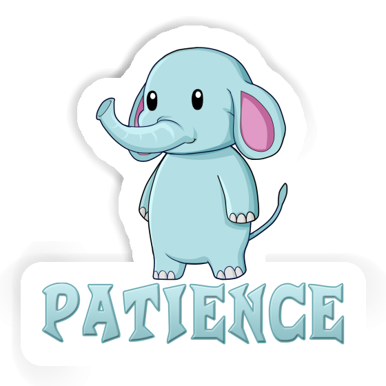Sticker Patience Elephant Laptop Sticker Patience Elephant Laptop Image