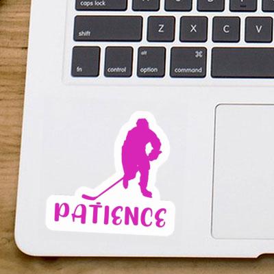 Sticker Patience Hockey Player Notebook Sticker Patience Hockey Player Notebook Image