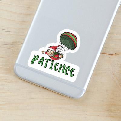 Patience Sticker Skydiver Laptop Patience Sticker Skydiver Laptop Image