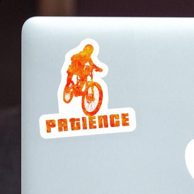 Aufkleber Patience Freeride Biker Image