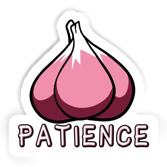 Sticker Patience Knoblauch Notebook Sticker Patience Knoblauch Gift package Image