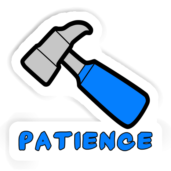 Sticker Patience Hammer Notebook Sticker Patience Hammer Notebook Image